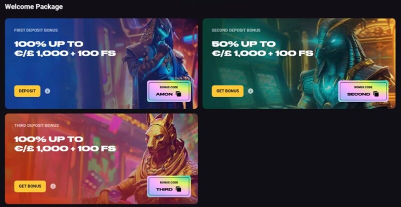 Amonbet welkomstbonus