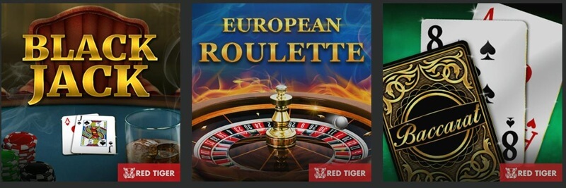 Andere spellen van Red Tiger Gaming