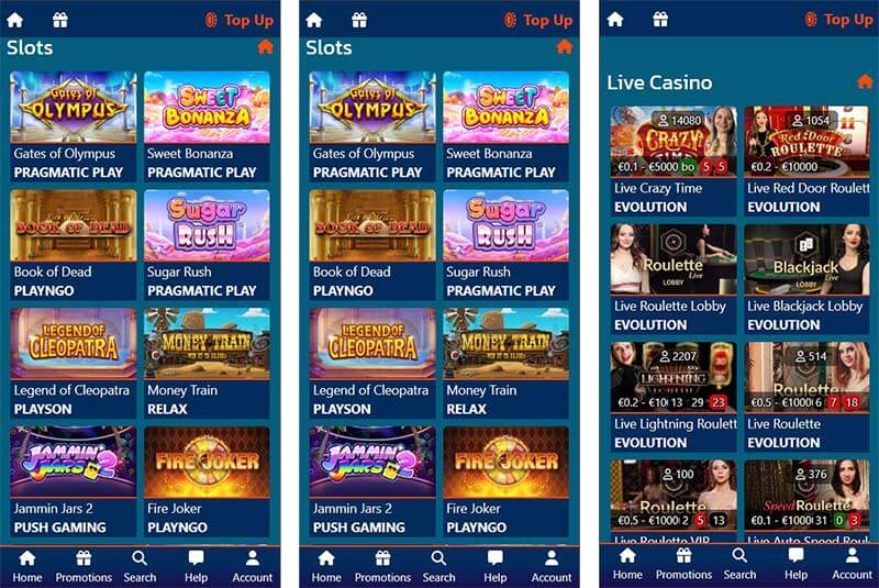 BOF Casino Mobiel