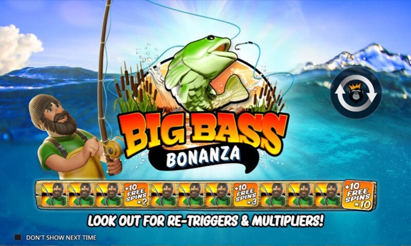 Big Bass Bonanza startscherm
