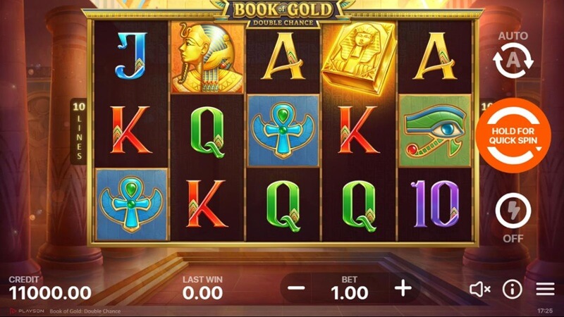 Book of Gold Double Chance - Playson gokkasten