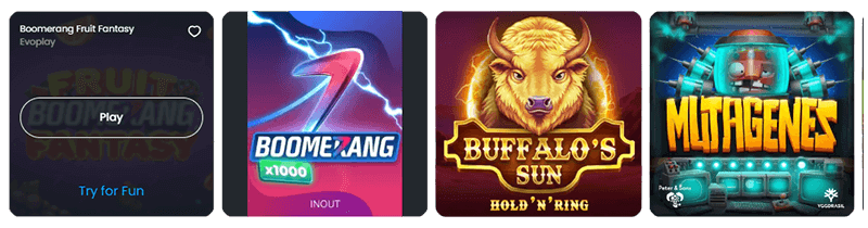Boomerang gratis casino spellen