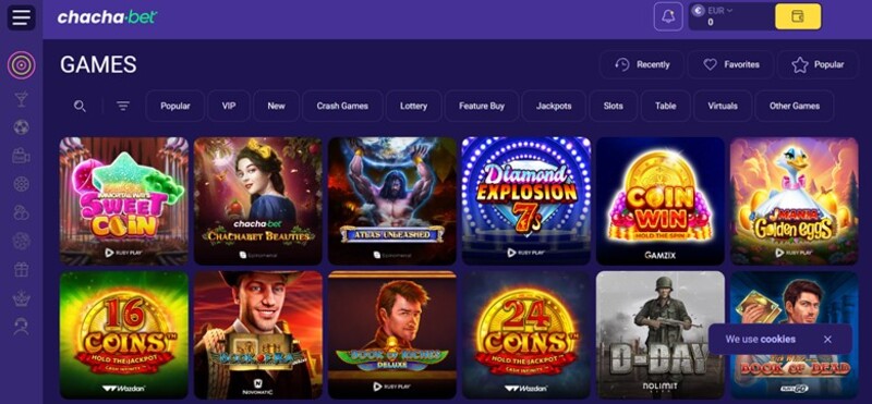 Chachabet games