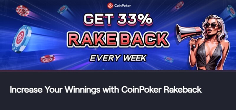 CoinPoker 33 Cashback