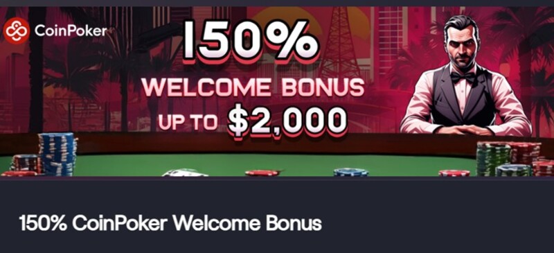 CoinPoker Welkomstbonus