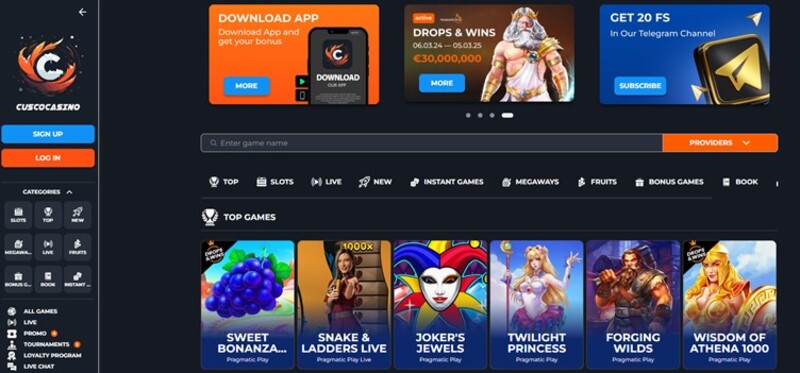 Cusco Casino – Gigantisch spelaanbod bij dit FGS casino