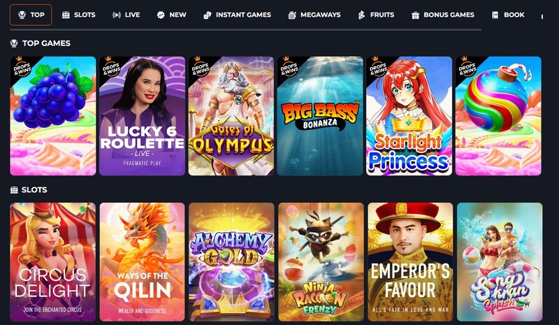 Een greep uit het spelaabod bij het nieuwe casino Cusco