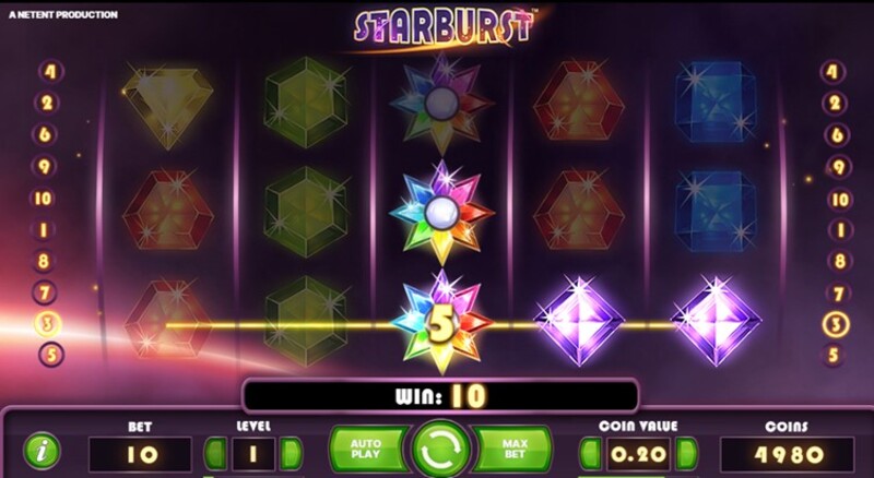 Een kleine winst in Starburst