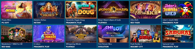 Enkele spellen die je met je no deposit bonus kunt spelen