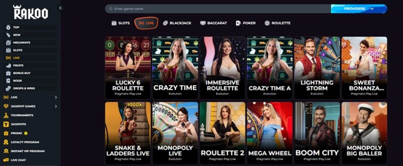 Fair Game Software live casino