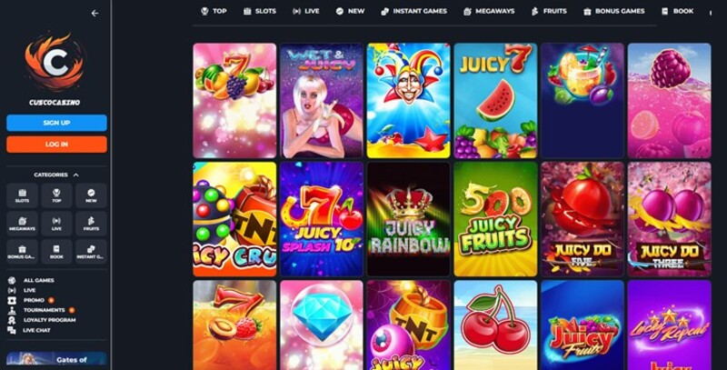 Fruitautomaten bij Cusco Casino