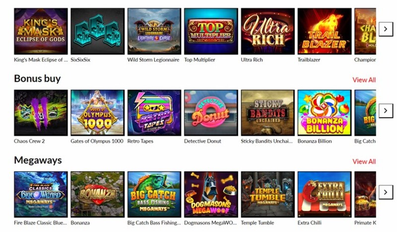 Gokkasten bij Manga Casino