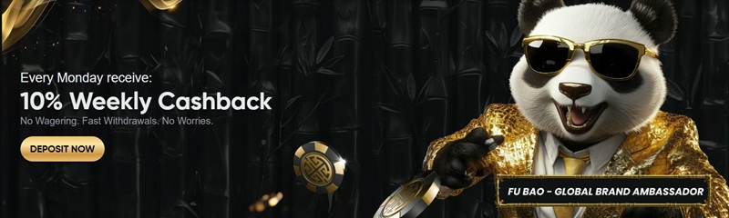 Golden Panda Wekelijkse cashback