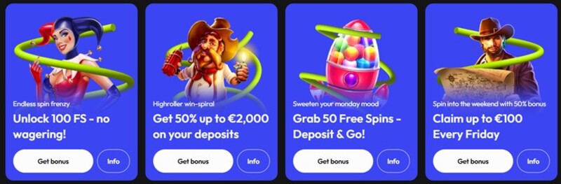GxSpin Lopende promoties
