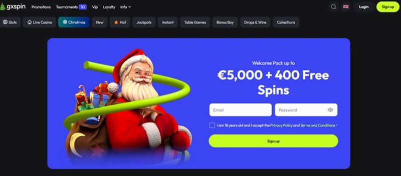 GxSpin – Het snelst uitbetalende online casino van Nederland