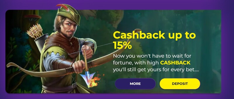 JackTOP casino cashback