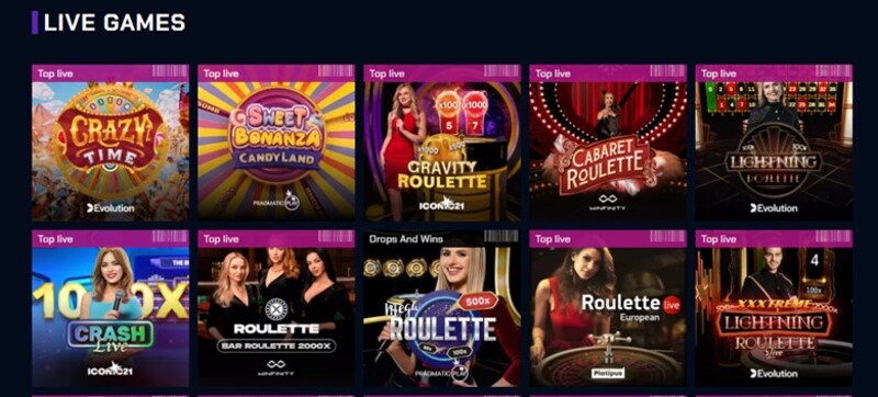 Justbit Live Casino