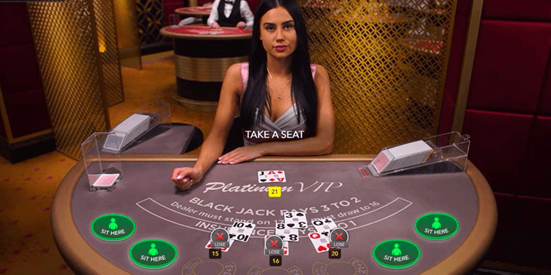 Live blackjack spelen