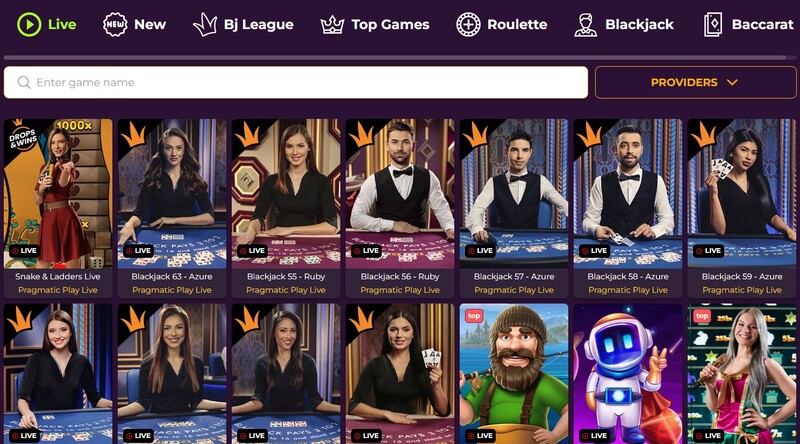 Live casino