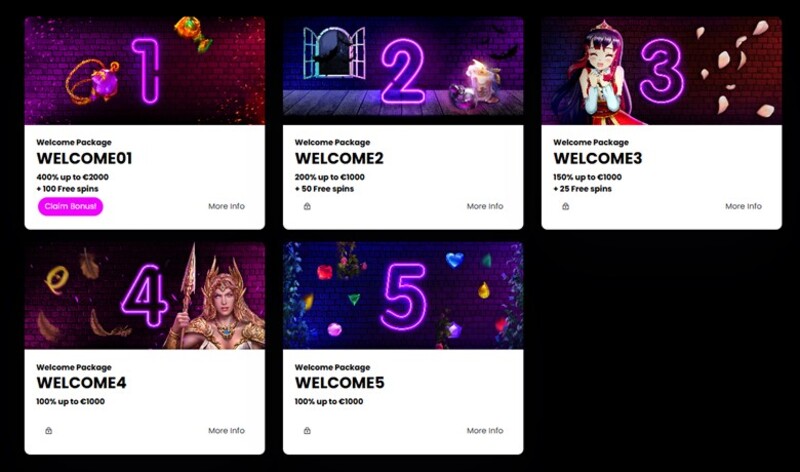 Love Casino Welkomstbonus