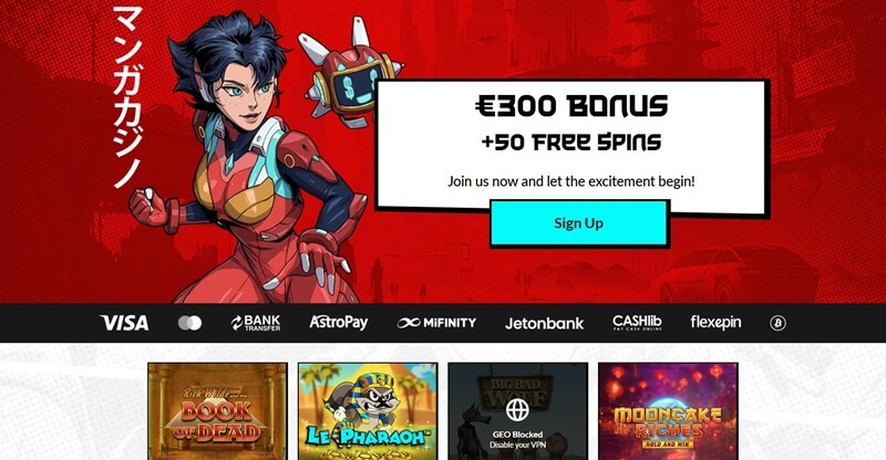 Manga Casino Beste casino voor de Moon Princess gokkast