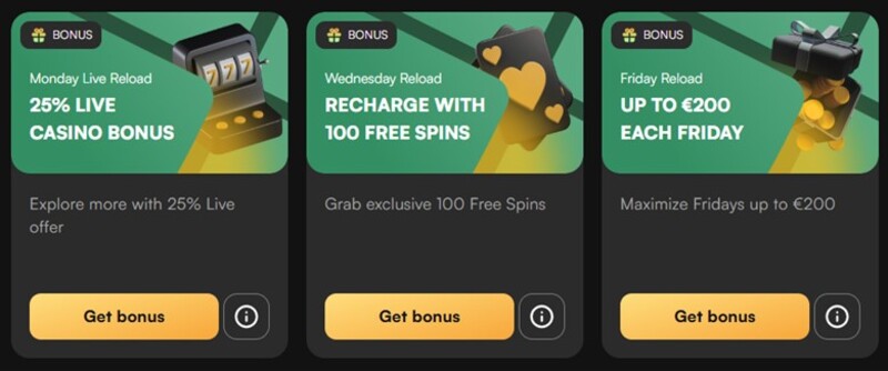 NewLucky Wekelijkse promoties