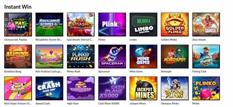 Novatech Solutions casino’s Instant win games