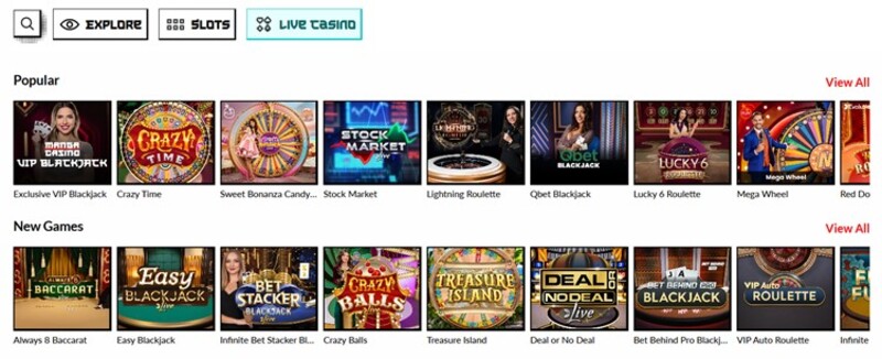 Novatech Solutions casino’s Live casino