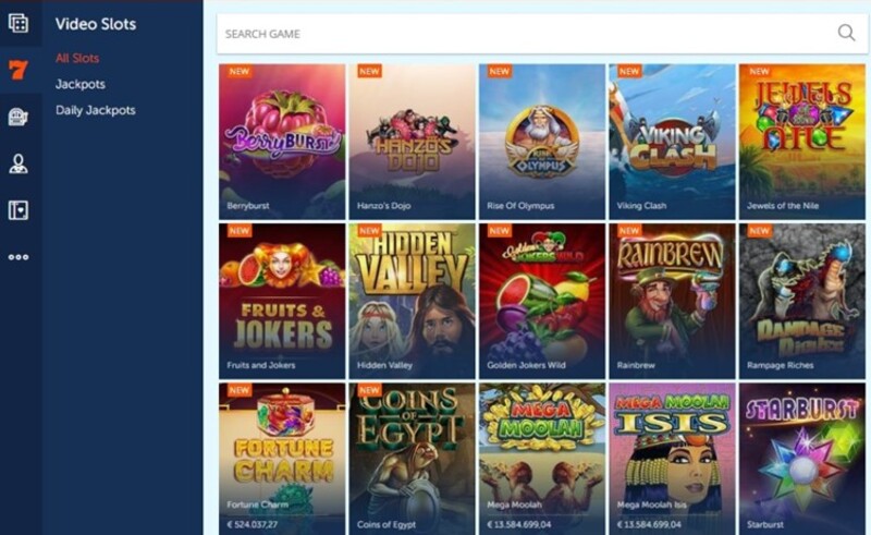 Oranje Casino gokkasten