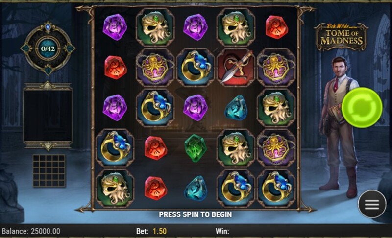 Over Rich Wilde and the Tome of Madness