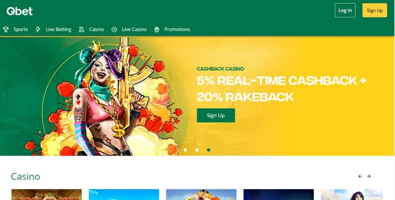 QBet Yggdrasil slots