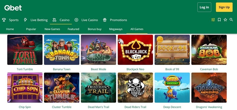 Qbet – Relax Gaming gokkasten spelen met een aantrekkelijke cashback