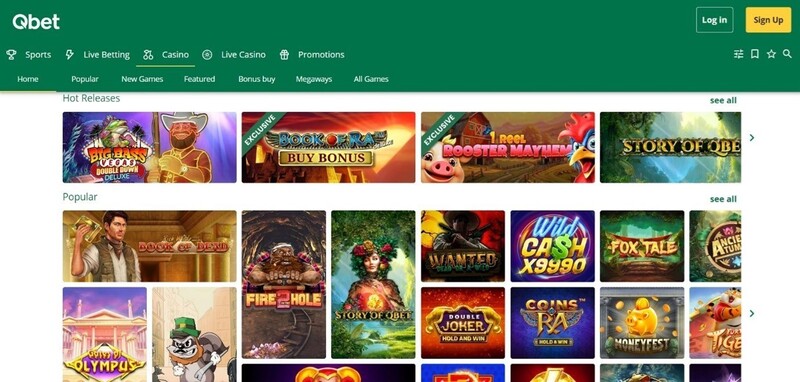 Qbet – Spelen voor minder dan 1 euro bij dit casino