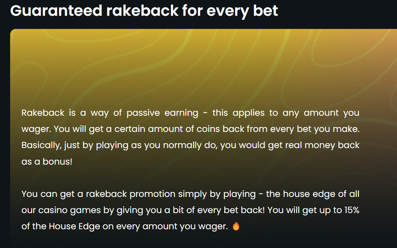 Rakeback Bonus