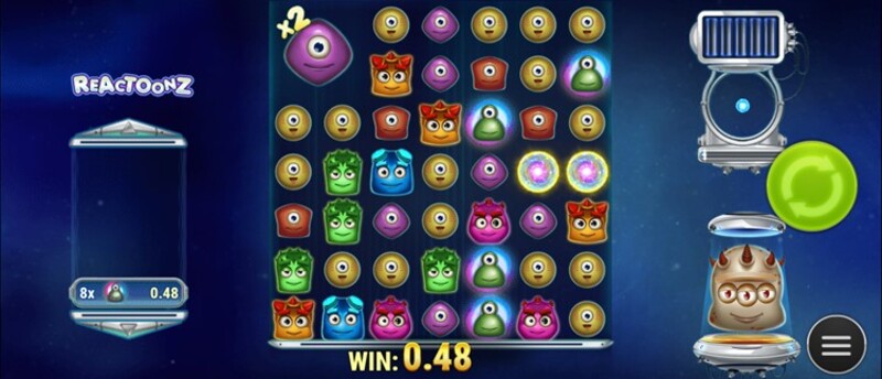 Reactoons gokkast van Play n GO