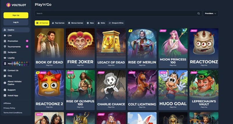 Reactoonz bij Voltslot