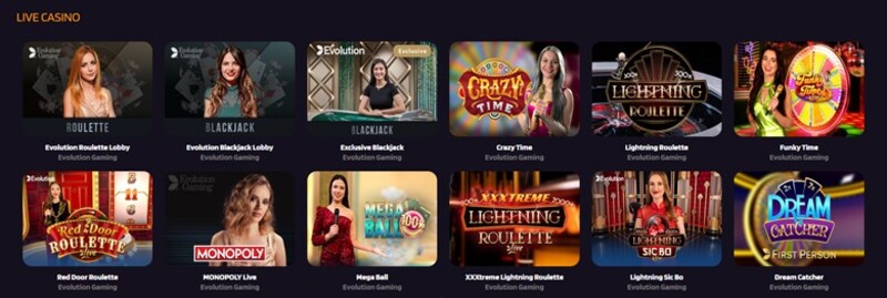 RedDice Live casino