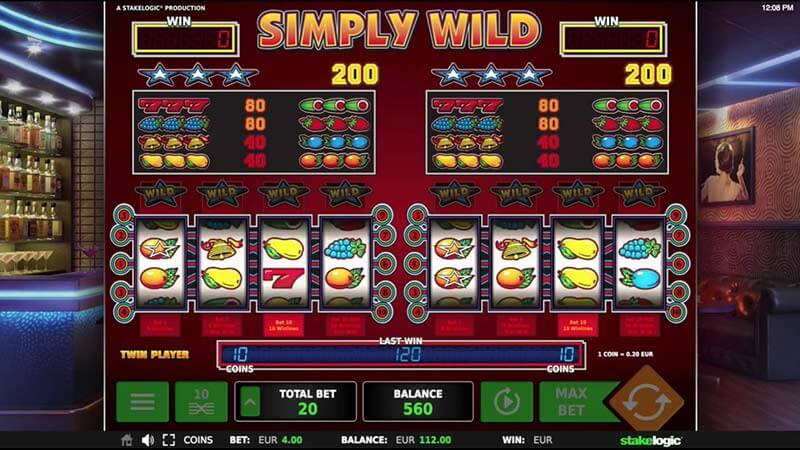 Simply Wild fruit machine