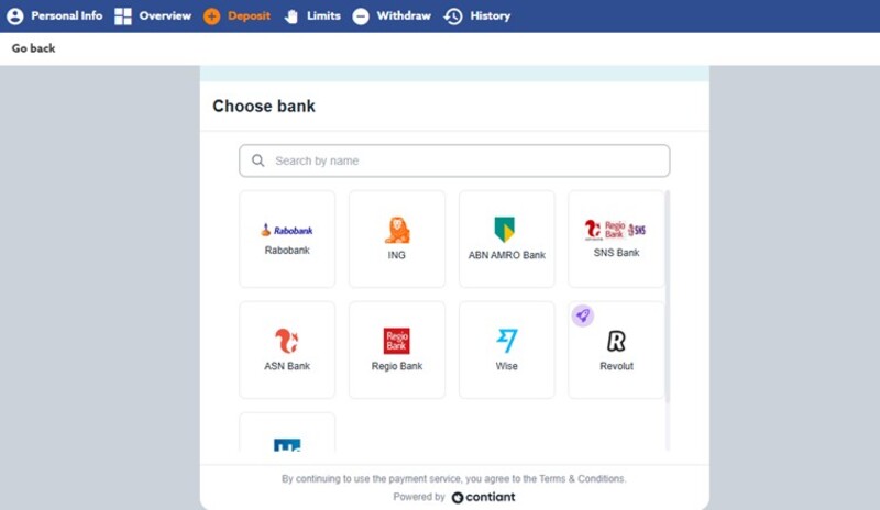 Storten met je Nederlandse bank