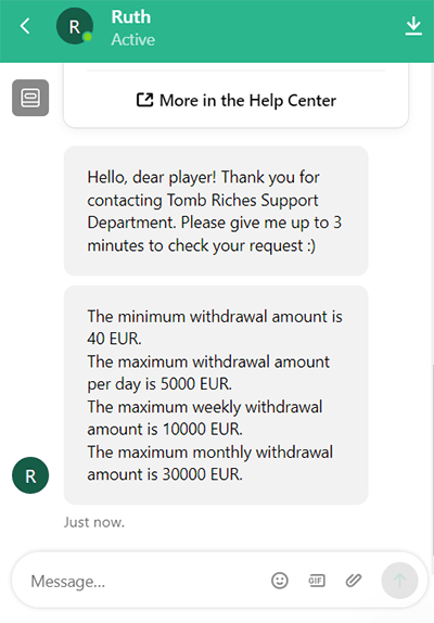 Tombriches live chat