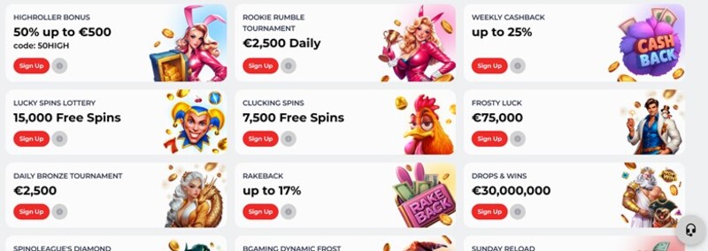 Vipzino Andere casinopromoties