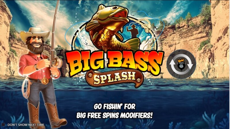 Vissen naar grote vermenigvuldigers in Big Bass Splash