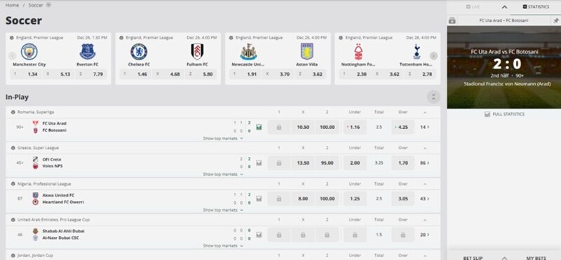 Voetbal bookmakers