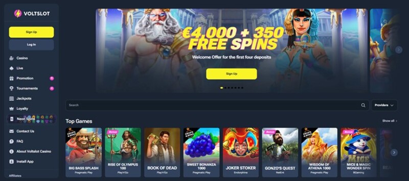 Voltslot Casino Speel de beste games met tot €4.000 bonus