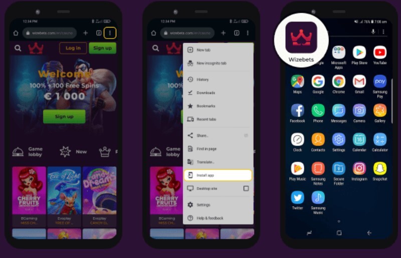 Wizebets app
