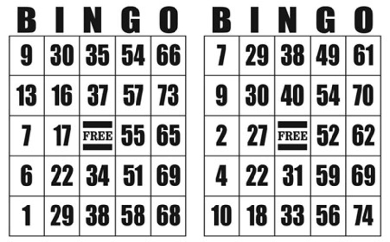 bingo kaart